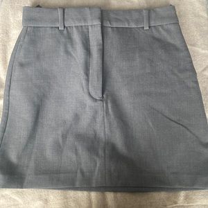 Babaton Chisel Skirt in office grey